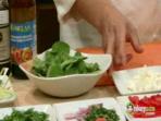 Image of Lebanese Recipes - Salad, Hummus, Lamb Loin And Dessert   : 2 Preparing A Baby Spinach Salad from tastydays.com