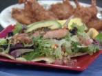Image of Fox 8 Recipe Box: Grilled Salmon Tostada Salad from tastydays.com