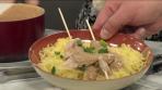 Image of Real Recipes: Thai Chicken Kebobs Over Spaghetti Squash from tastydays.com
